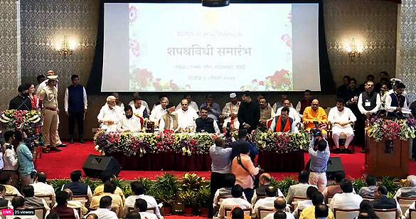 महाराष्ट्र के सीएम एकनाथ शिंदे ने किया मंत्रिमंडल विस्तार, 18 ने ली शपथ