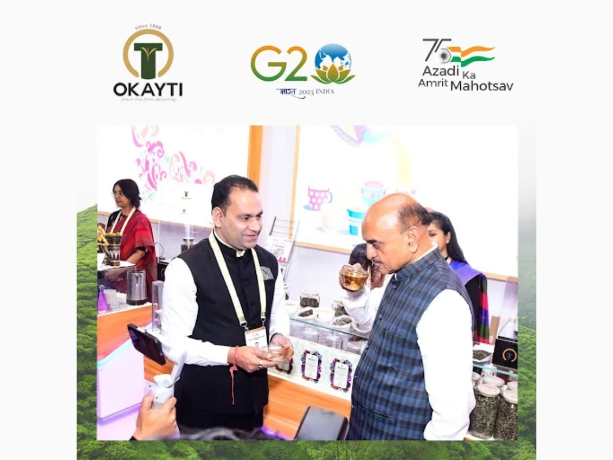 Okayti Tea participates and impresses at the G20 Summit