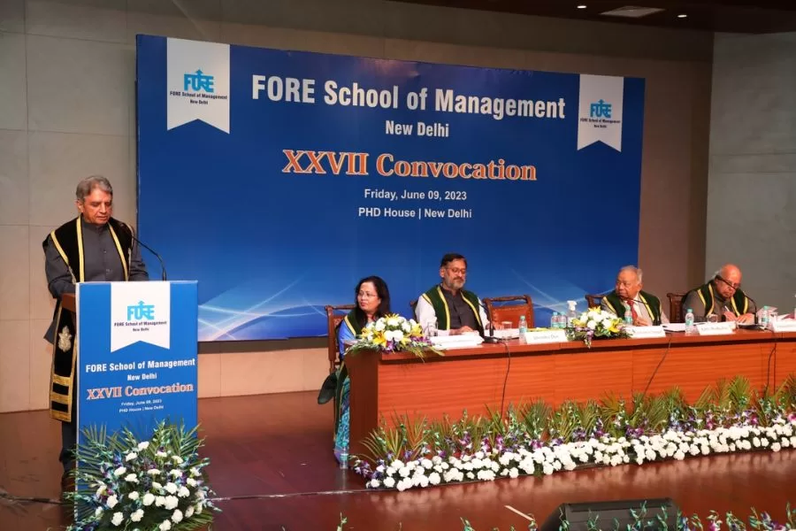 FORE School of Management Celebrates XXVII Convocation: Graduates Encouraged to Embrace Future Challenges
