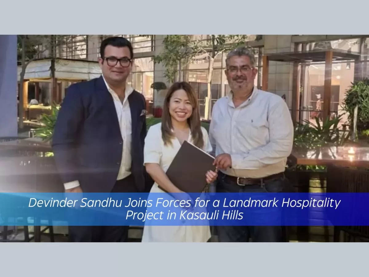 Devinder Sandhu Joins Forces for a Landmark Hospitality Project in Kasauli Hills