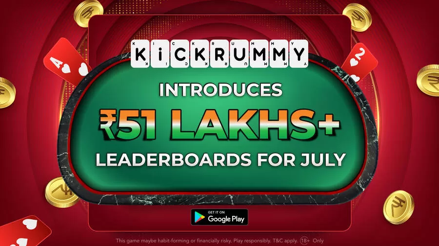 KickRummy Unveils July Leaderboards with ₹51 Lakhs in Prize Money and Unmatched Rummy Thrills!