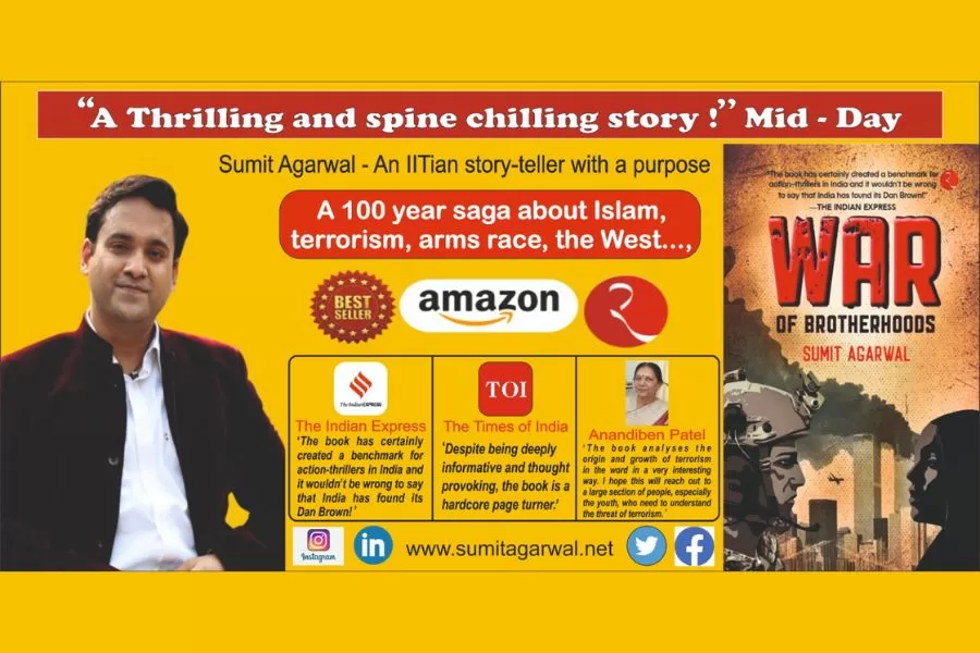 Another rising IITian author, master of action thrillers – the Dan Brown of India