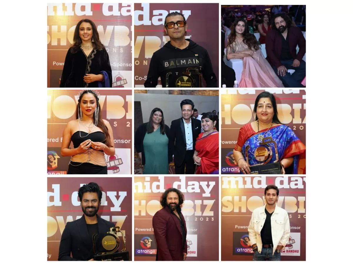 Anupam Kher, Sonu Nigam, Gaurav Chanana, Dr Anusha Srinivasan Iyer, Rahul Shukla, Gaurav Chopra glitter at Mid-Day Showbiz Awards