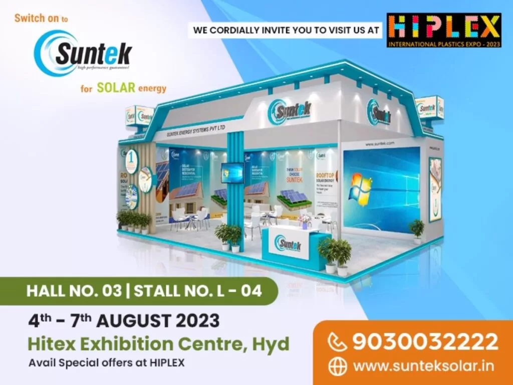 Suntek No.1 Solar Company is participating in HIPLEX 2023 – Leading the Solar Revolution