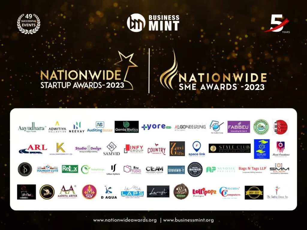 Business Mint Celebrates a Triumphant 3rd Edition of Startup & SME Nationwide Awards 2023