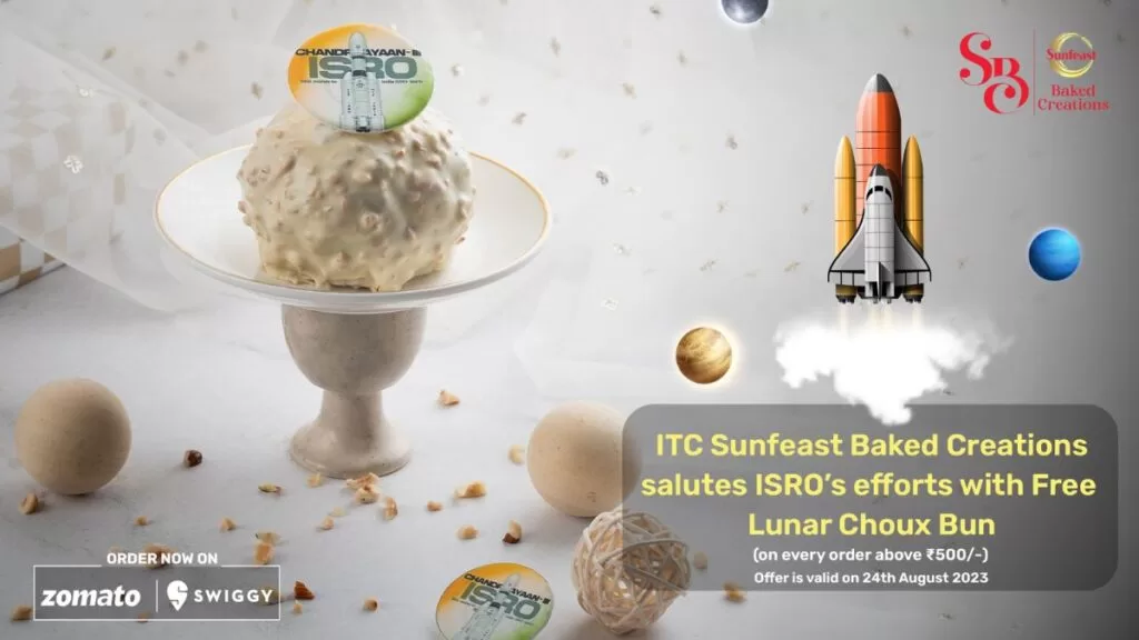 Celestial Tribute: India’s Chandrayaan 3 Inspires Lunar Dulce Choux Bun by ITC Sunfeast Baked Creations