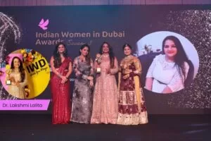 Dr. Lakshmi Lalita Shines at Indian Women Awards Dubai 2023