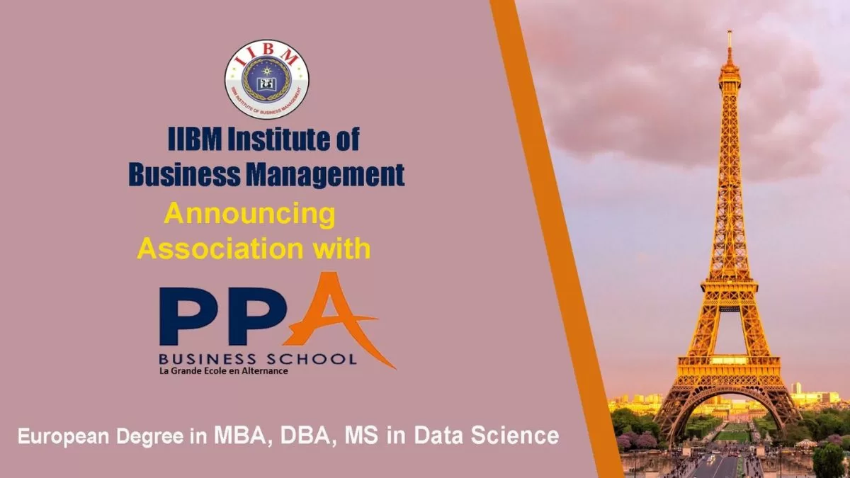 L’Institut IBM alloue un fonds de 30 Crore INR pour lancer un diplôme européen de la PPA Business School – France en MBA, MSc – Science des données et intelligence artificielle