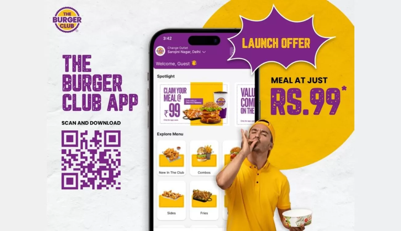 Introducing The Burger Club App: Enjoy Delicious Meals for Just Rs. 99.