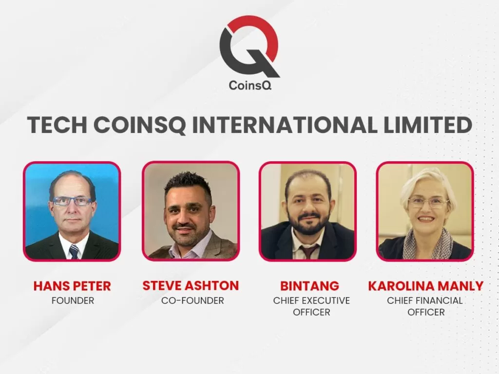 Hans Peter, Steve Ashton, Bintang, Karolina Manly, the Team of Tech CoinsQ International Limited