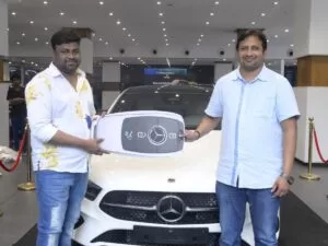 Blockbuster Producer SKN gifted a brand new Mercedes Benz car to Cult Blockbuster “Baby” director Sai Rajesh