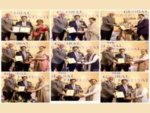 6th Atal Bihari Vajpayee National Award for Promotion of Art and Culture Honors Distinguished Personalities at 9th Global Literary Festival