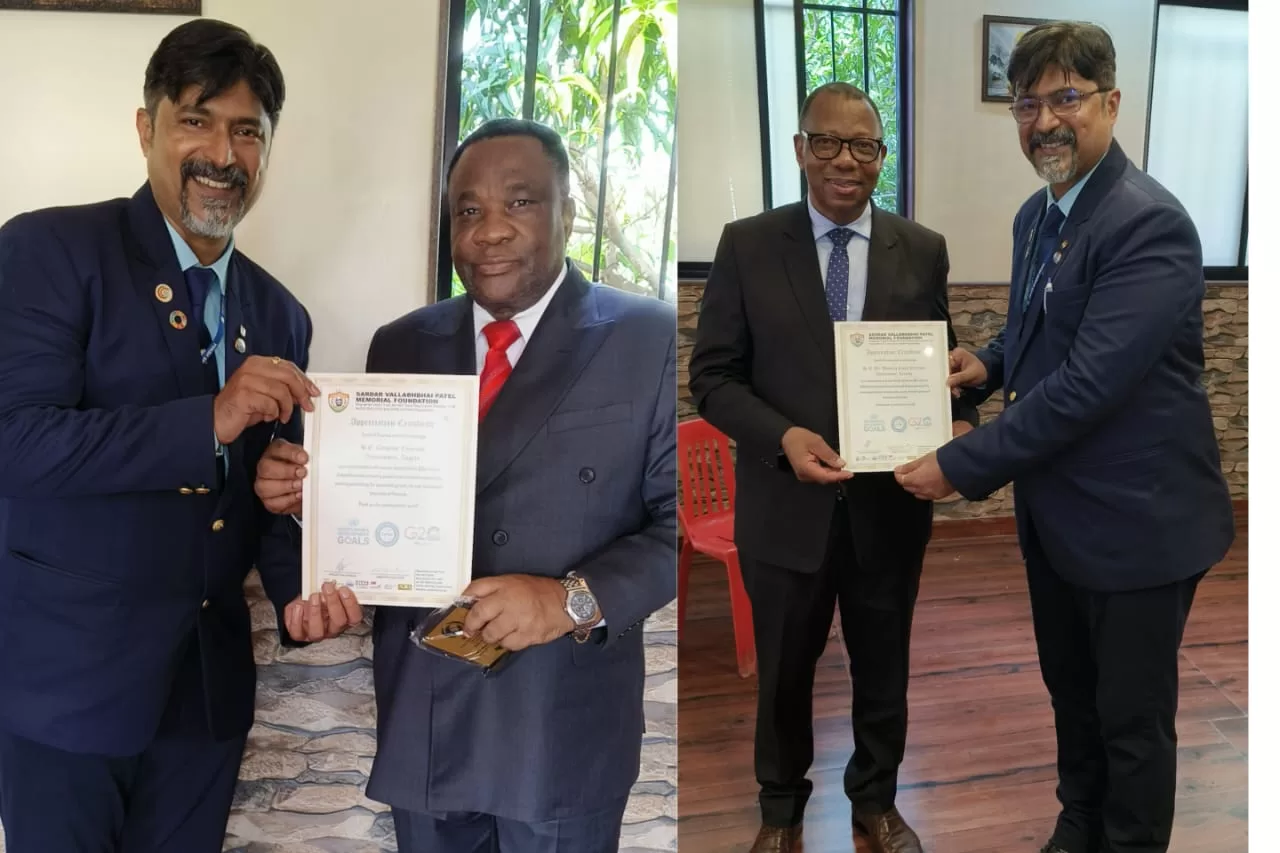 High Commissioners, Ambassadors of African Countries Honored by Sardar Vallabhbhai Patel Memorial Foundation
