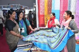 A curtain-raiser to the Special Handloom & Handicraft Expo exhibition cum sale  at the 42nd India International Trade Fair, Pragati Maidan, from 14th  November to 27th  November, 2023