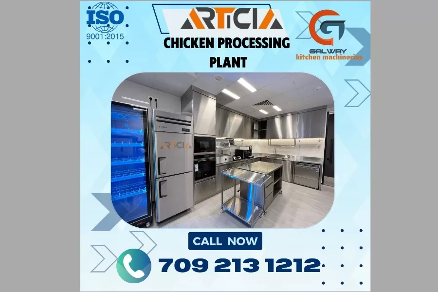 Articia Chicken Processing Plant!by Galway kitchen machineries Pvt Ltd CEO and Managing director Murali.V | CALL NOW — +91 709 213 1212