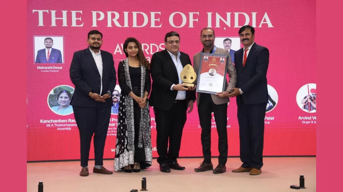 Webbell Solutions’ founder Saurabh Panchal honoured with The Pride of India Award