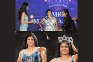 SARIKA Kumaran Won  Two titles one is  Mrs. Beauty with Purpose & other one is  Mrs. Congeniality in the Mrs Maharashtra beauty Peagent 2023