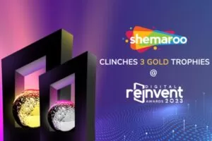 Shemaroo Entertainment’s Creative Brilliance Shines with Triple Gold Win at Digital Reinvent Awards 2023