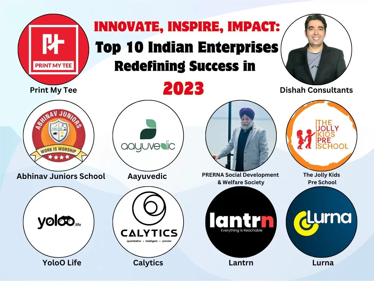 Innovate, Inspire, Impact: Top 10 Indian Enterprises Redefining Success in 2023