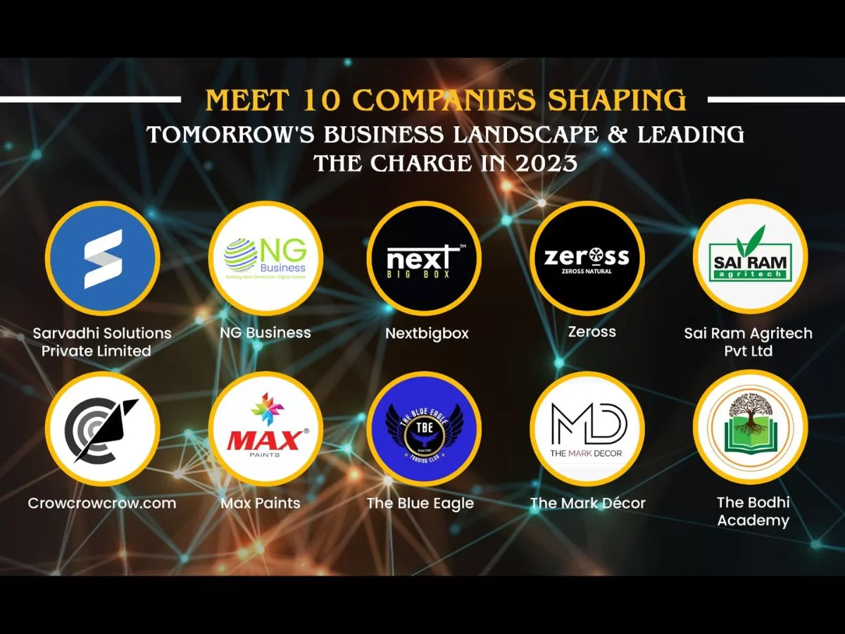 Meet 10 Companies Shaping Tomorrow’s Business Landscape & Leading the Charge in 2023