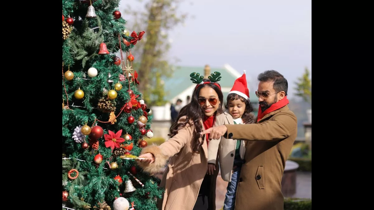 Spotted Madhuri Patle Mrs. Universe India 2023’s celebrating Christmas with her family in Musoorie