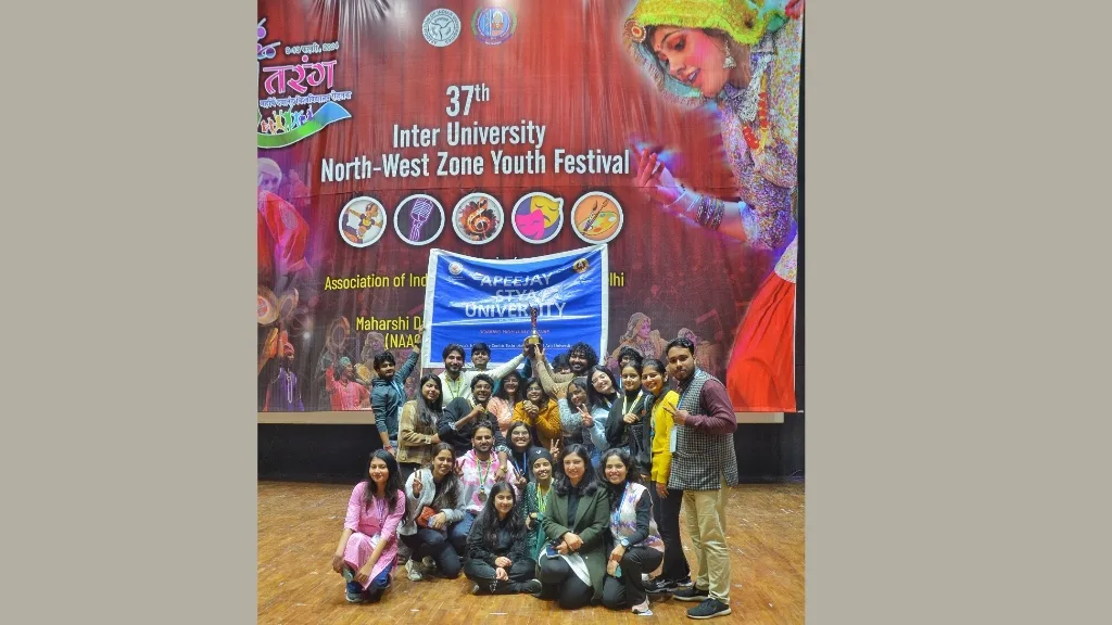 Apeejay Stya University’s Grand Success in 37th Inter-University North West Zone Youth Festival, 2024