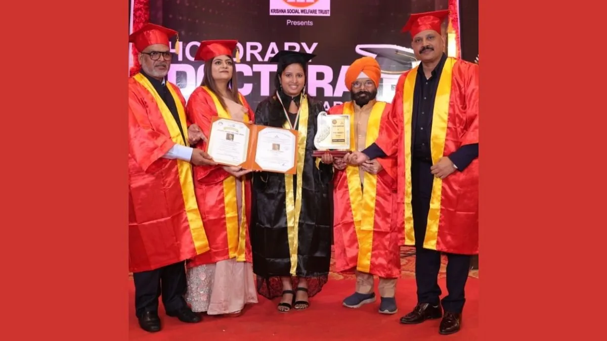 Dr. Akshita Aggarwal Received Doctorate In The Field Of Literature