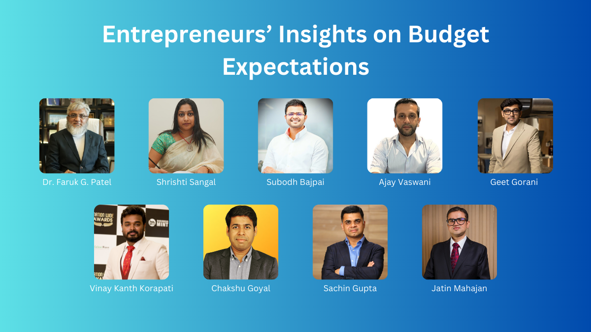 Entrepreneurs’ Perspectives in the Prelude to the Budget Announcement