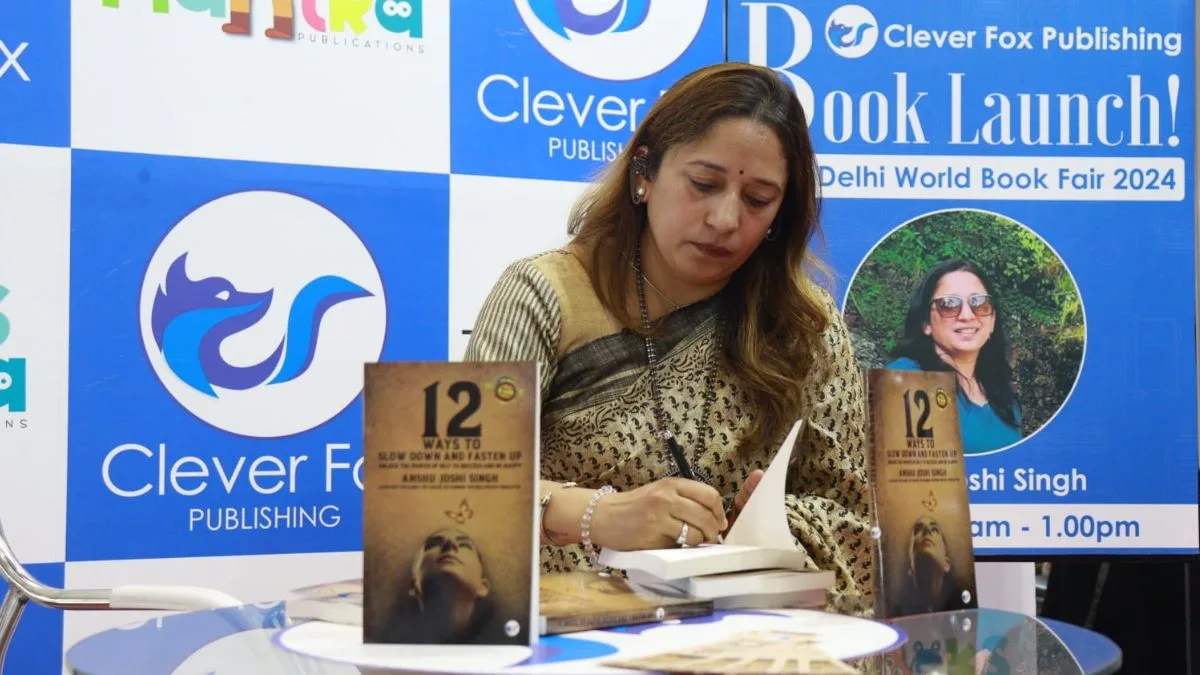 12 Ways to Slow Down and Fasten Up Launched at New Delhi World Book Fair 2024