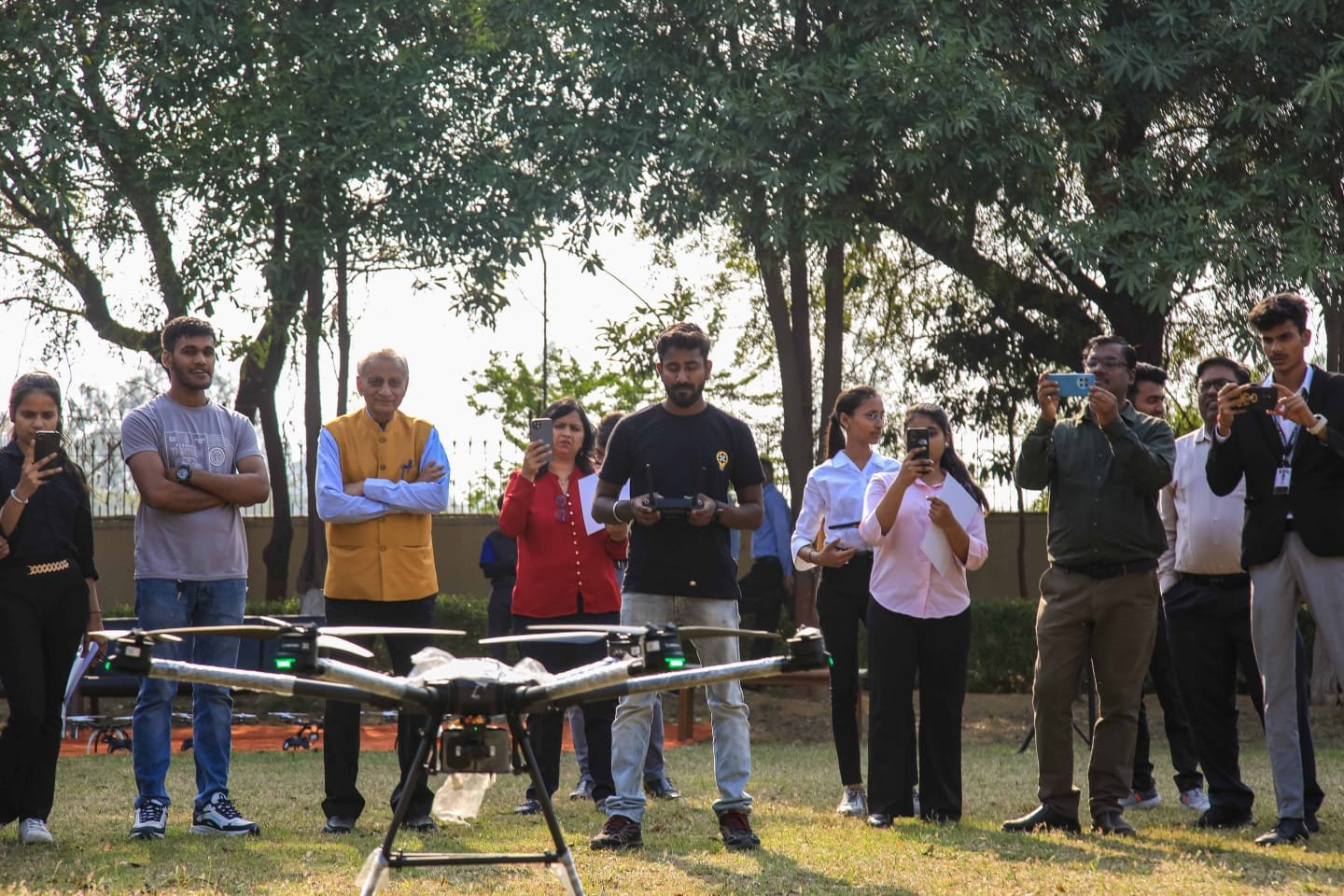 Apeejay Stya University conducted a Drone Development Workshop..