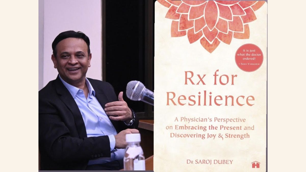 Embrace the present our true refuge, where we are enough and everything aligns. Rx For Resilience by Dr Saroj Dubey
