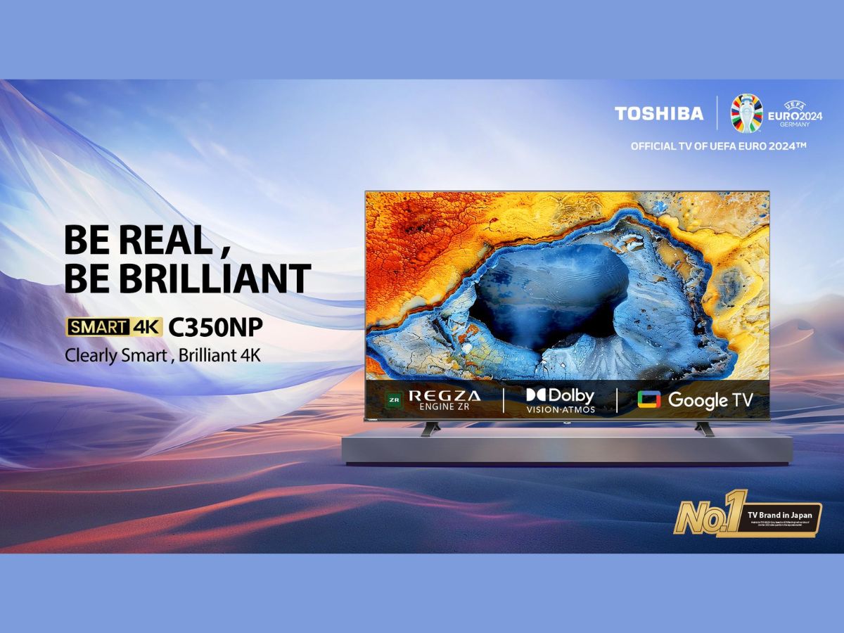 Toshiba Unveils C350NP Smart Google TV with Dolby Vision and Atmos Starting at INR 26,999