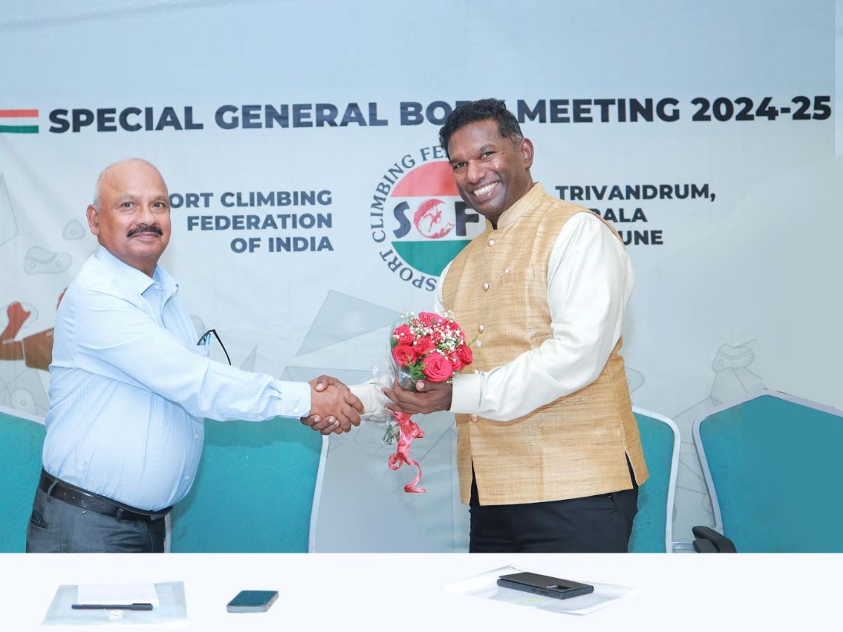 Dr. Rajmohan Pillai elected as new president of Sport Climbing Federation of India