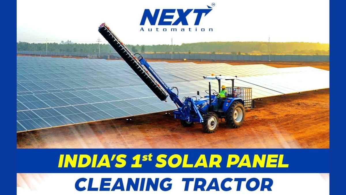 India’s First Solar Panel Cleaning Tractor: A Beacon of Innovation from a Small Village