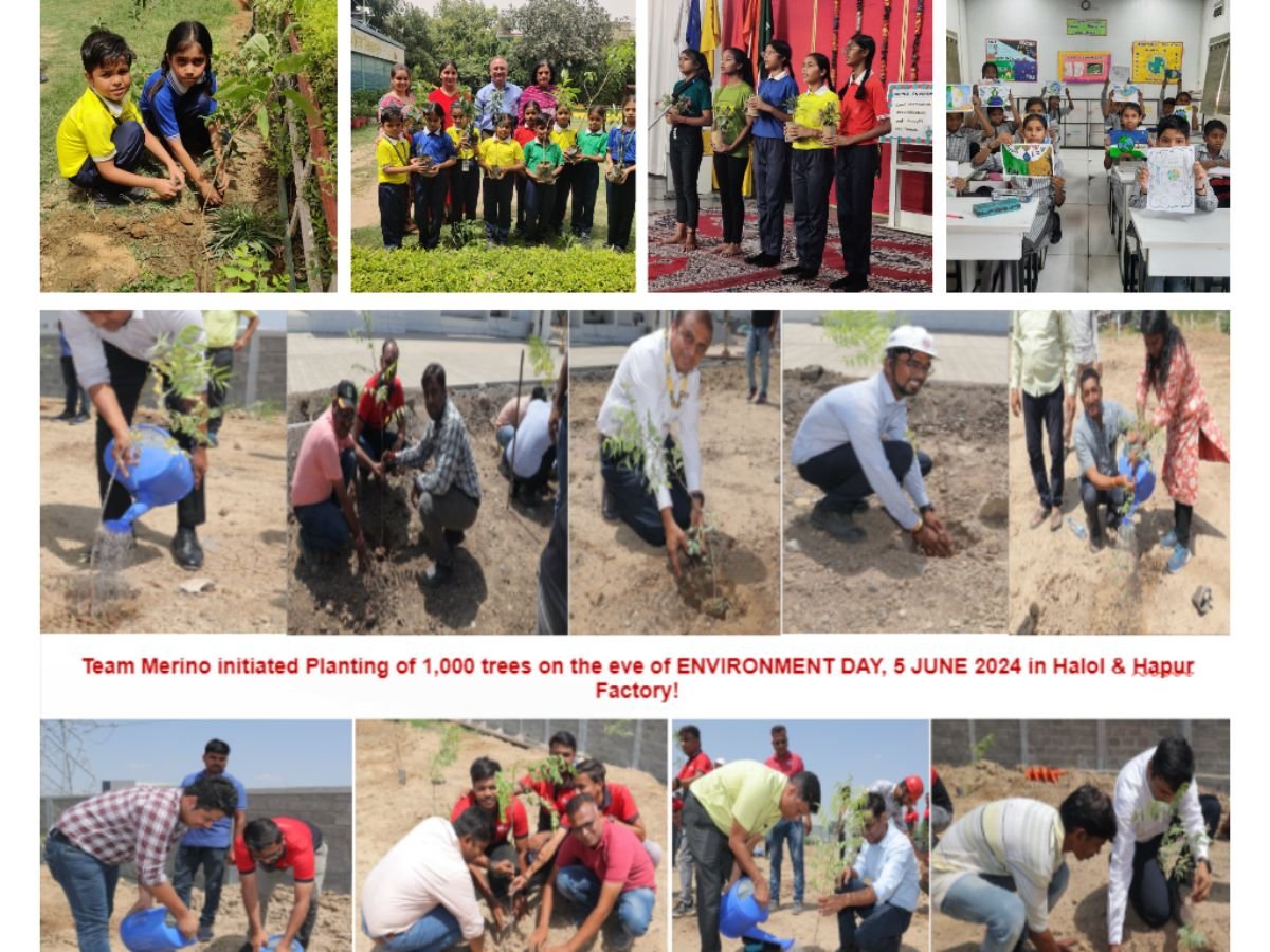 Merino’s Environmental Ode on World Environment Day Extends with Plantation Drives in Hapur And Halol