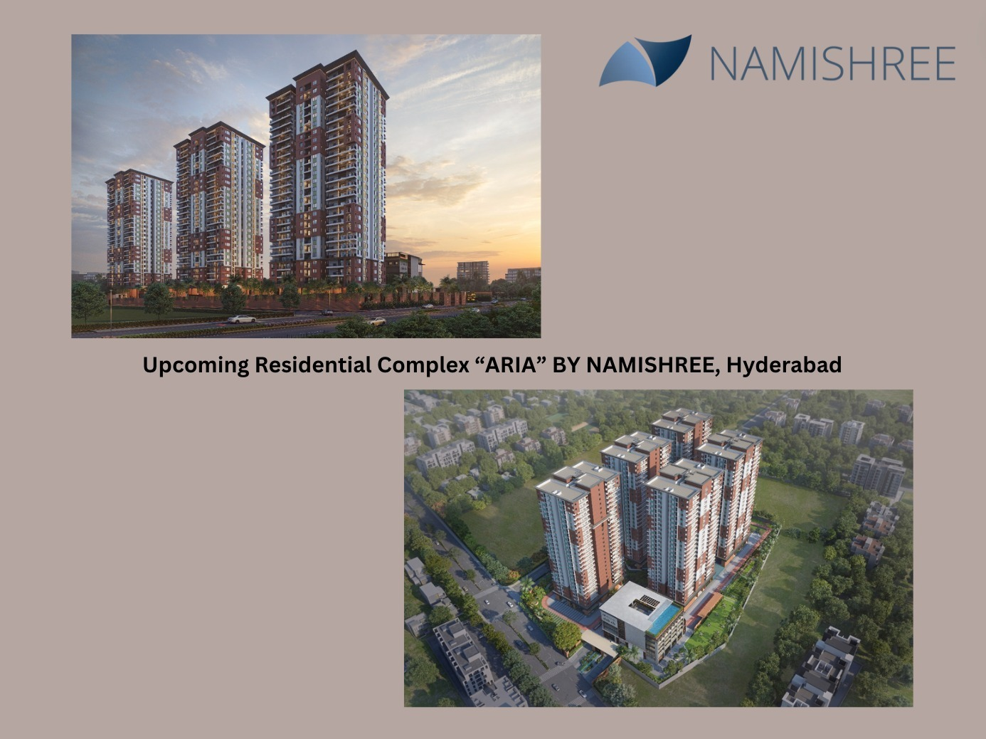Upcoming Residential Project “ARIA” BY NAMISHREE, Hyderabad