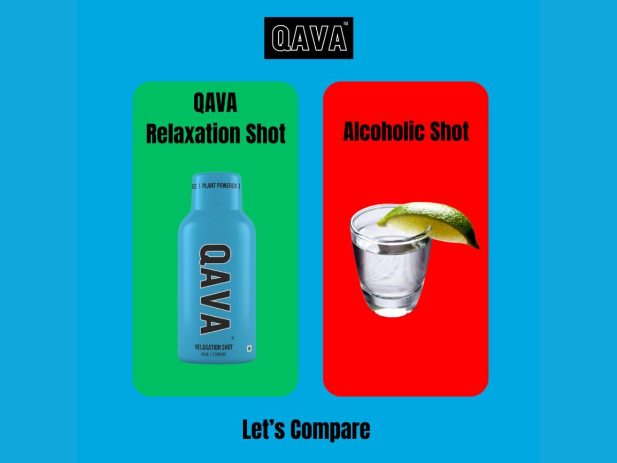 Introducing QAVA Relaxation Shot: A Healthier Alternative to Alcohol Now Available in India