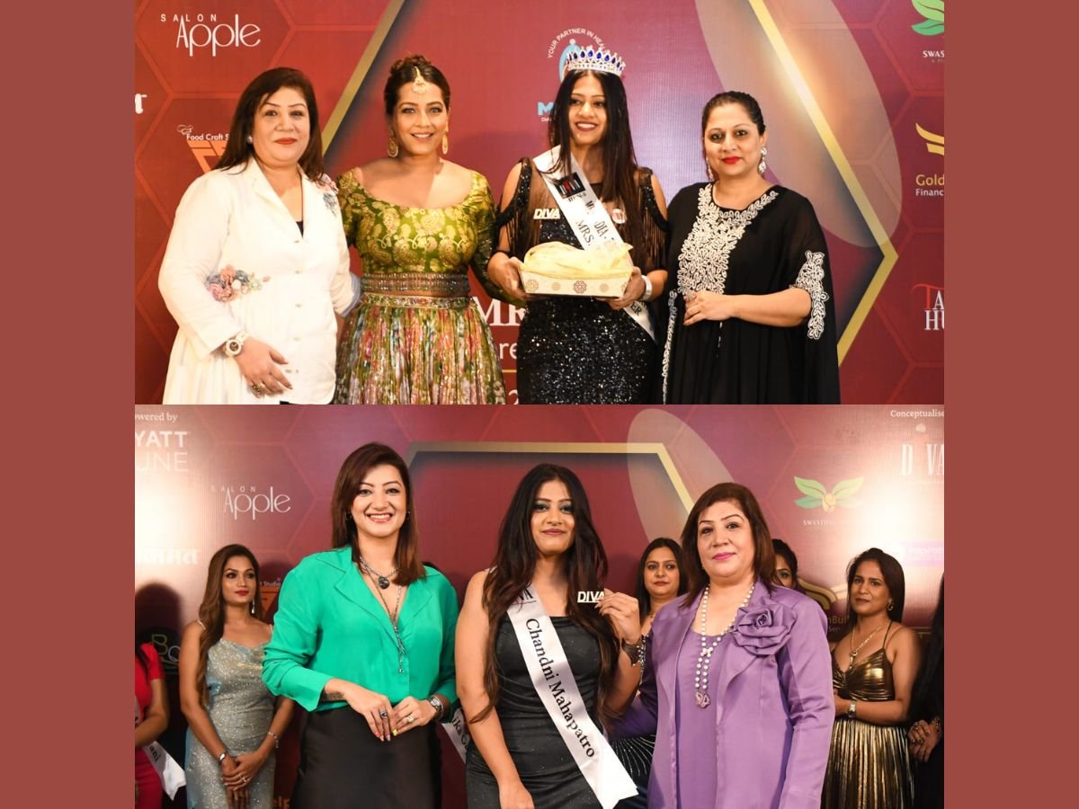 Chandni Mahapatro Won the titles of Mrs. Talented and Mrs. Trendsetter in Mrs. India Empress of the Nation 2024