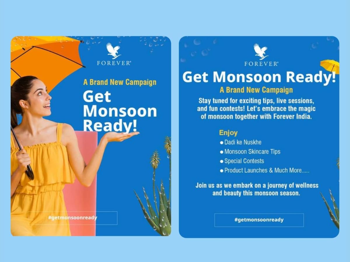 Campaign Launch: GetMonsoonReady with Forever Living Products (India)