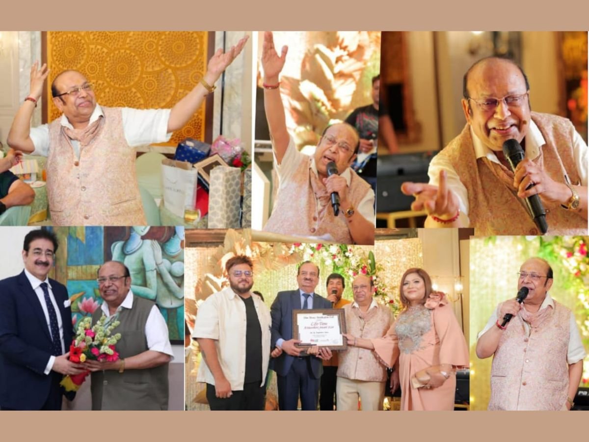 Dr. Er. Rajainderr Jaina was honored with Lifetime Achievement Award in Delhi