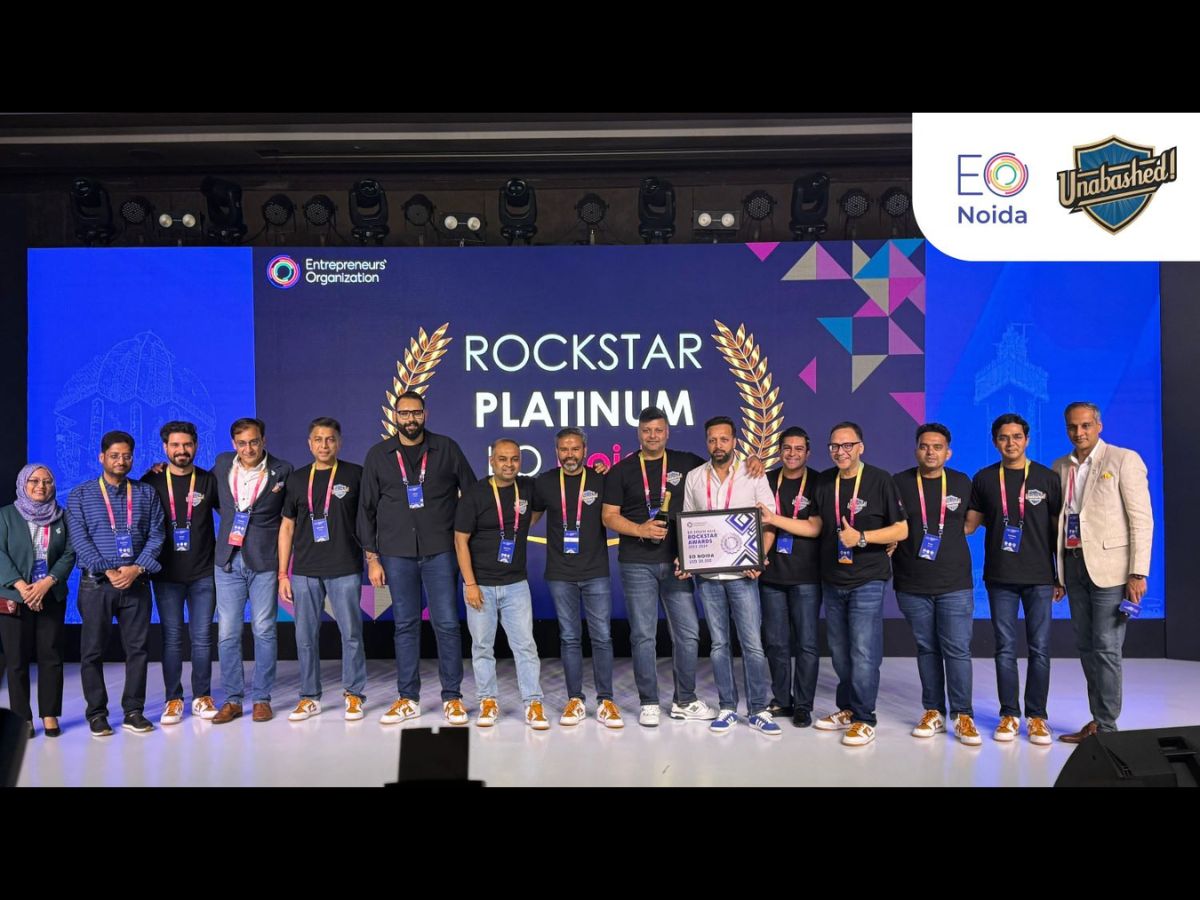 EO Noida Adds Another Feather to Its Cap: Celebrating the Rockstar Platinum Award 2023-24