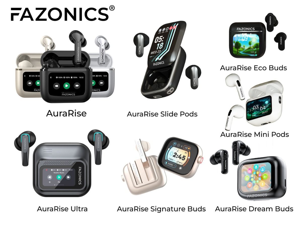 FAZONICS® Becomes First Indian Brand to Launch True Wireless Earbuds with SmartDisplay Touchscreen