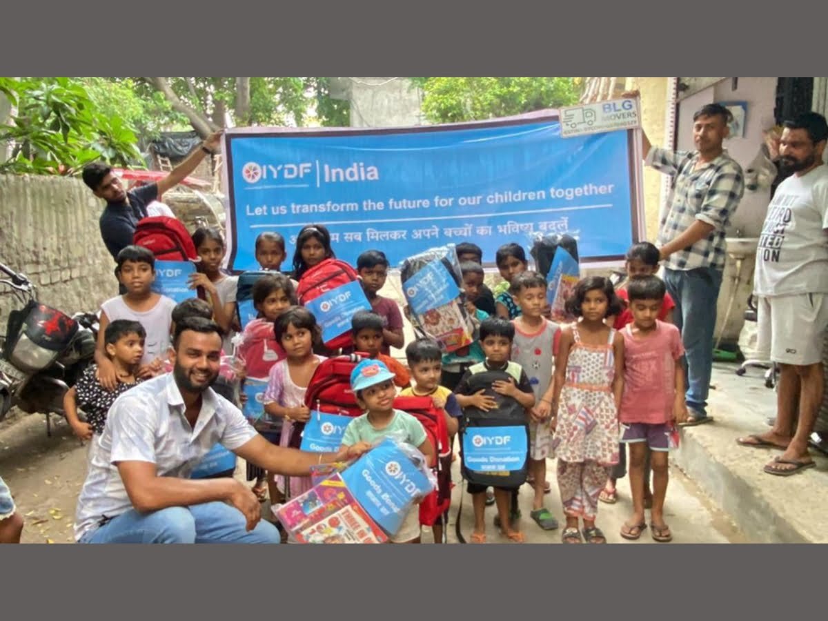 IYDF Joins Hands with BLGMOVERS to Warm Hearts at Delhi Children’s Welfare Home