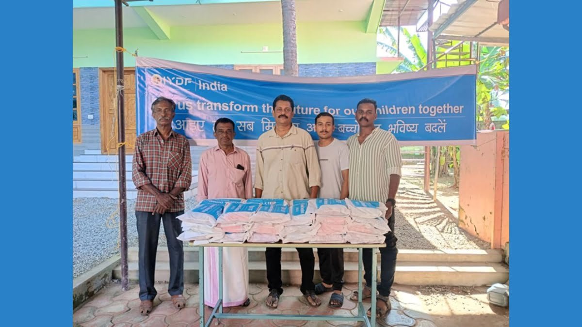 IYDF and S.R. Manilal Collaborate to Provide Aid and Warmth to Children in Kollam