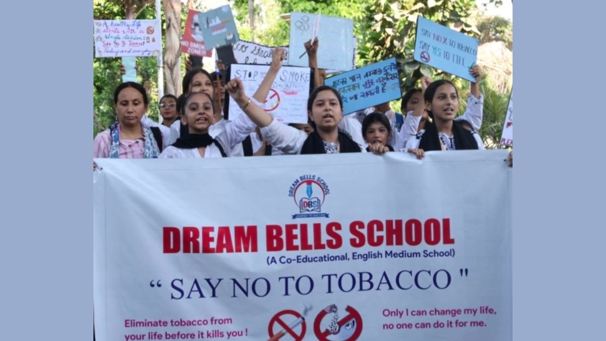 Students of Dream Bells School Lead Inspiring Campaign Against Tobacco