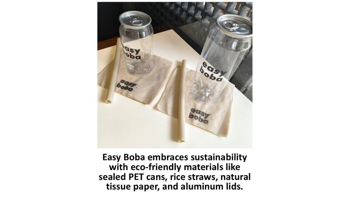 Innovative Eco-Friendly Packaging Sets Easy Boba Apart in the Beverage Industry