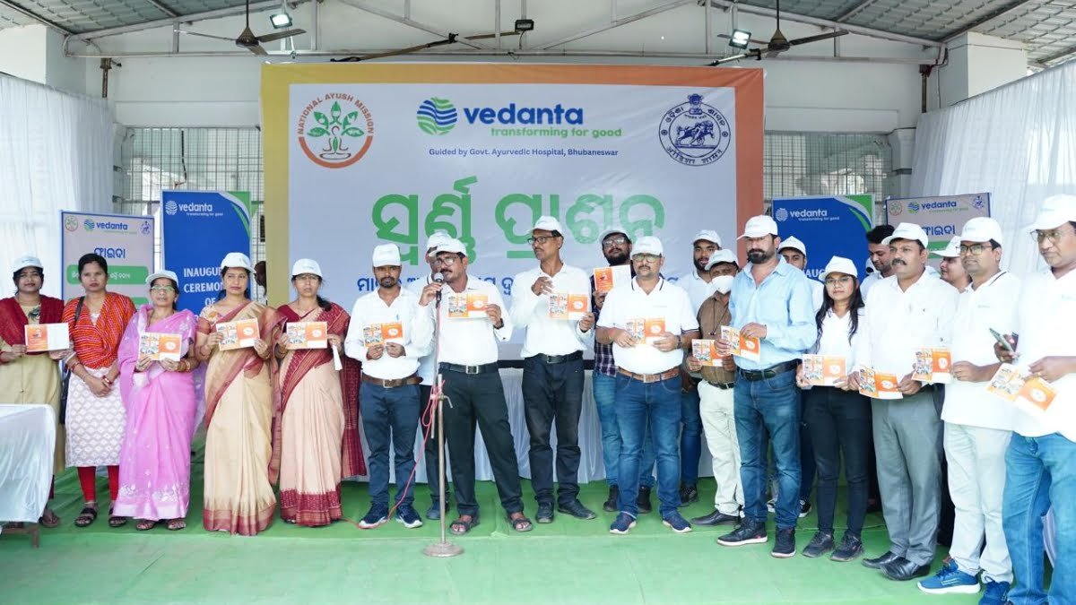 Vedanta Aluminium introduces Ayush Ministry’s “Swarna Prasan” initiative in Odisha’s Kalahandi