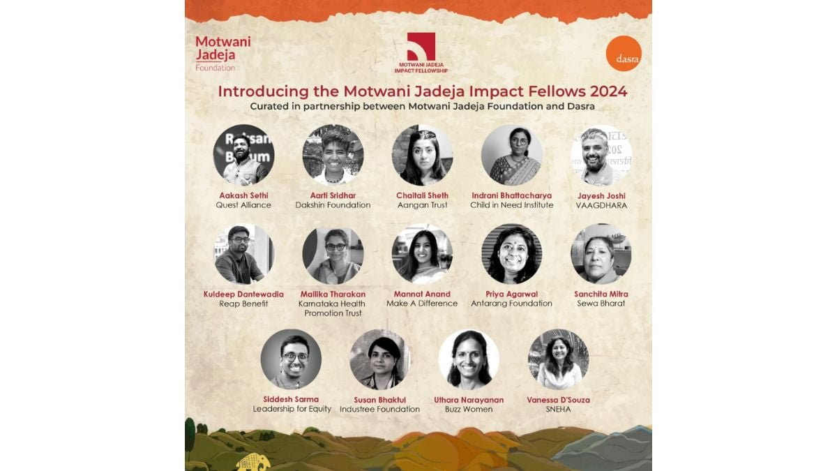 Motwani Jadeja Foundation launches Impact Fellowship to elevate India’s social impact leaders globally