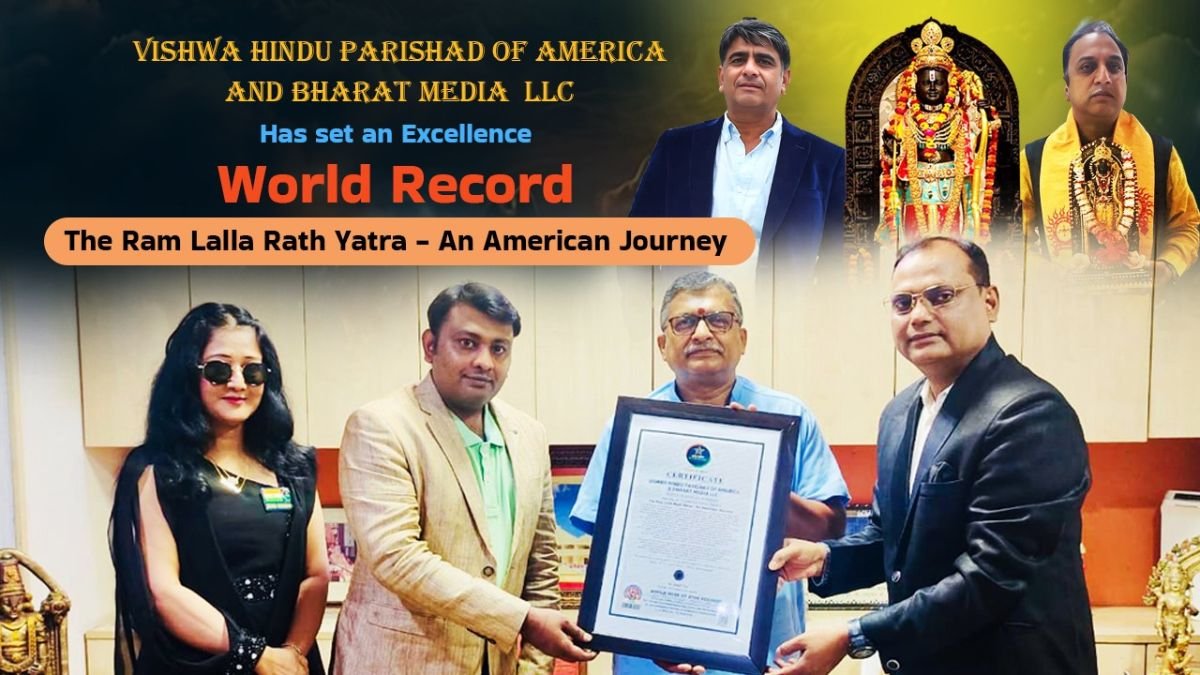 Ram Lalla Rath Yatra Breaks World Record During Its North American Expedition