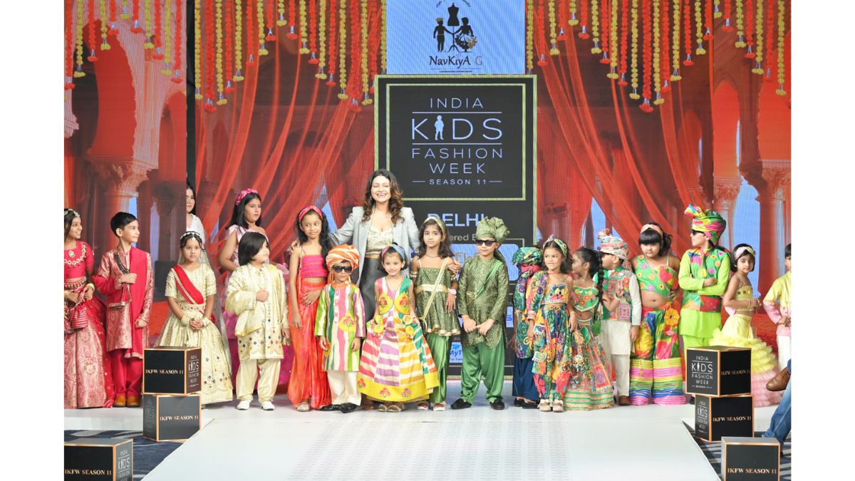 Designer NAVKIYA G Brings Vibrant Designs to Life at India Kids Fashion Week Season 11, Delhi